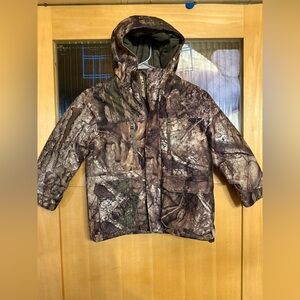 RealTree Camo Kids Children Hunting Jacket Insulated 4/5 School Very Nice